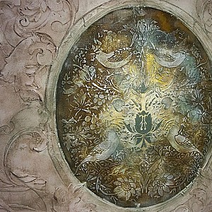 Трафарет - Жозефина - Фотография интерьере 7