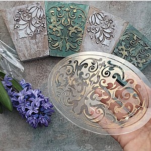 Трафарет - Леора - Фотография интерьере 3