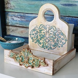 Трафарет - Леора - Фотография интерьере 5