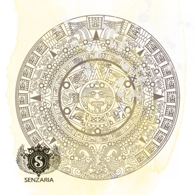 Трафарет - Календарь Майя