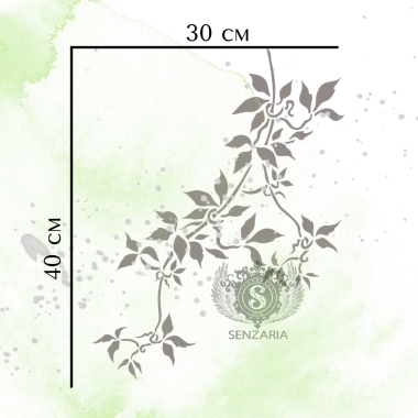 Трафарет - Клематисы набор большой