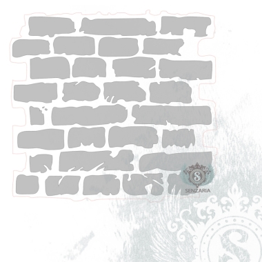 Трафарет - Старый кирпич мини