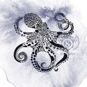 Трафарет - Октопус