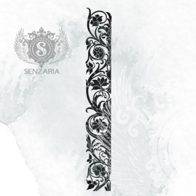 Трафарет - Сады Семирамиды половинка